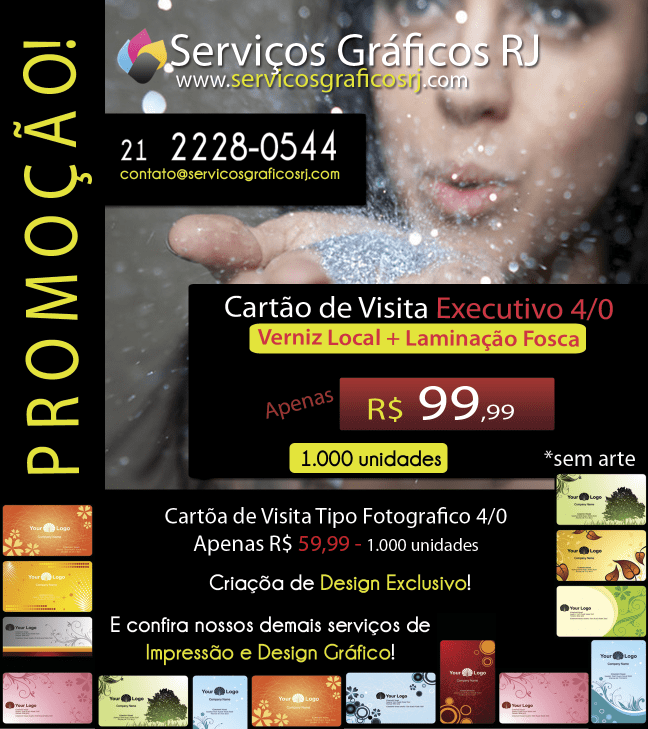 Verniz Localizado + Laminação Fosca