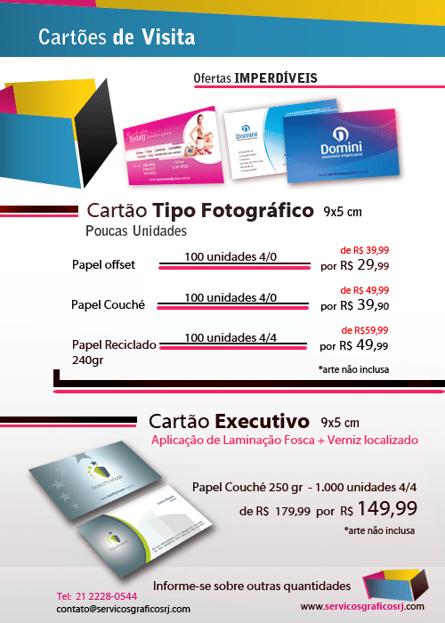 Promoção Cartão de Visita